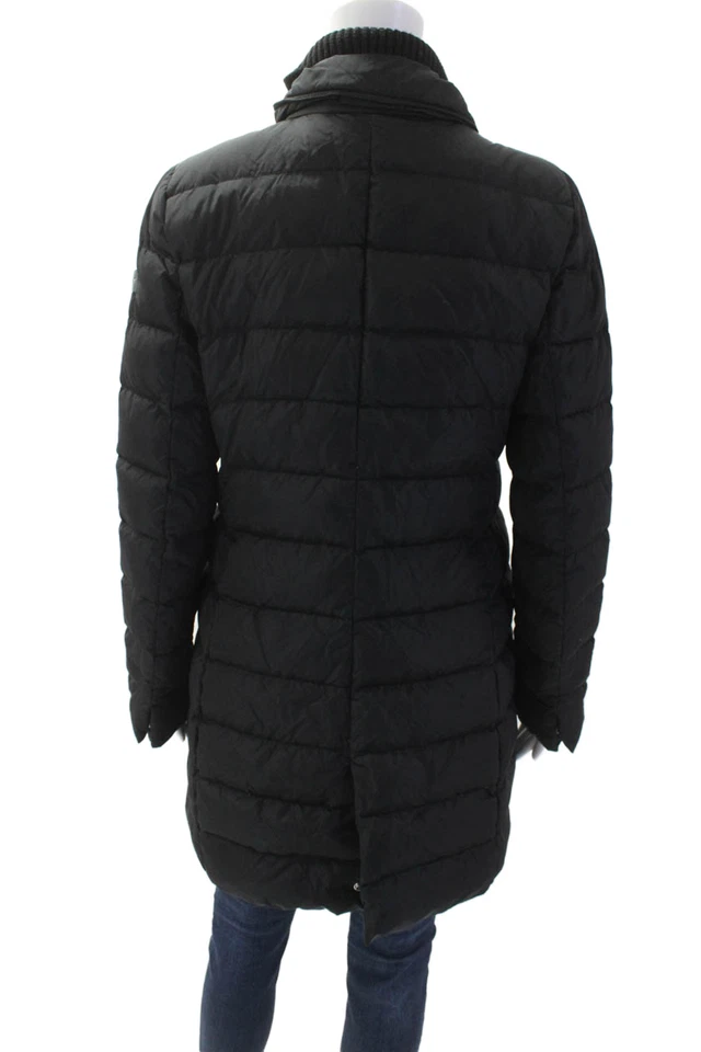 Abrigo acolchado Peuterey para mujer manga larga cuello cremallera completa negro talla 14 Foto 3 de 4