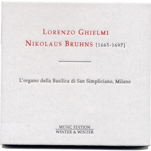 Arnold Mattias Brunckhorst Complete Organ Works (Ghielmi) (CD) Album