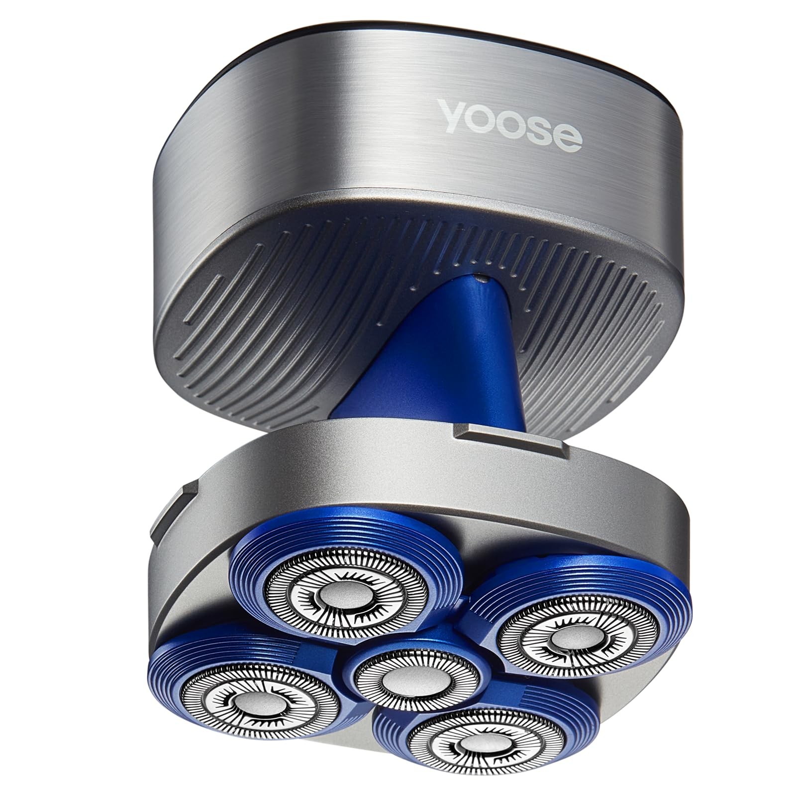 Rasoio Uomo yoose 5 in 1: Testine Magnetiche e Ricarica USB-C 90 Min