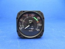 Cessna 172 S.L.M Recording Tachometer SL1010-55020-13-N00 w/WARRANTY (0526-118)