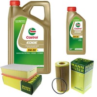 Inspektionspaket 6L Castrol Titanium 5W-30 FüR VW Tiguan 2.0 TSI 4Motion Passat