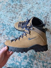 Vintage Nike ACG Trail Compound Hiking Boots Womens 6.5 Suede Leather 980608 Y2K