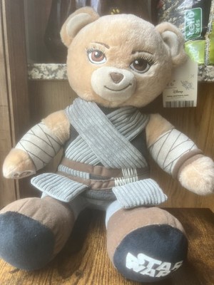 STAR WARS FORCE AWAKENS REY BEAR PLUSH  BUILD A BEAR STUFFED ANIMAL BAB NWT