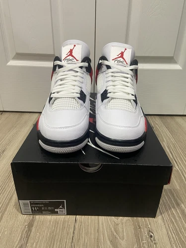 Size 11.5- Air Jordan 4 Retro Red Cement (DS)