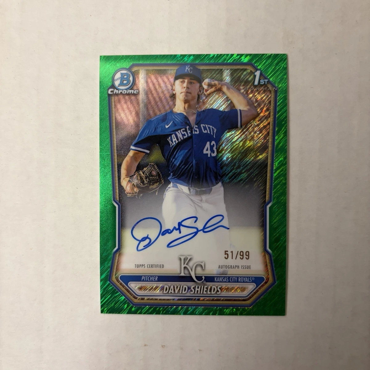 Bowman Baseball Kansas City Royals Sports Trading Cards