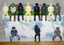 REL wagon driverx x 9 + 2 mounted cowboys, NO horses toy soldiers