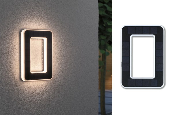 Solar LED Hausnummernleuchte Inkl. Wechselbarer Akku Nummer 0 IP44 3000K 6Lm Sch-image