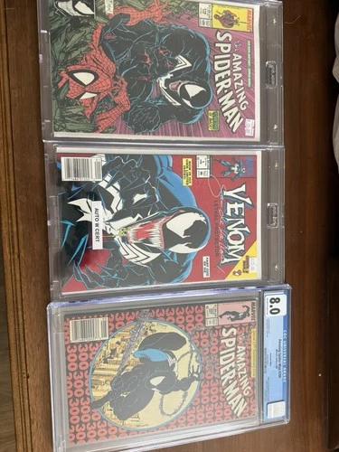 Marvel Comics Amazing Spider-Man #300 Venom Key Issue CGC 8.0 + more