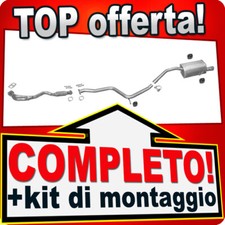 Scarico Completo per ALFA ROMEO 156 1.6 1.8 2.0 TS 3-Volumi 1997-05.2000
