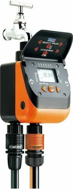 Timer e centraline Claber per l'irrigazione da giardino