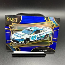 2024 Panini Select Racing #196 Erik Jones Blue Prizm /175