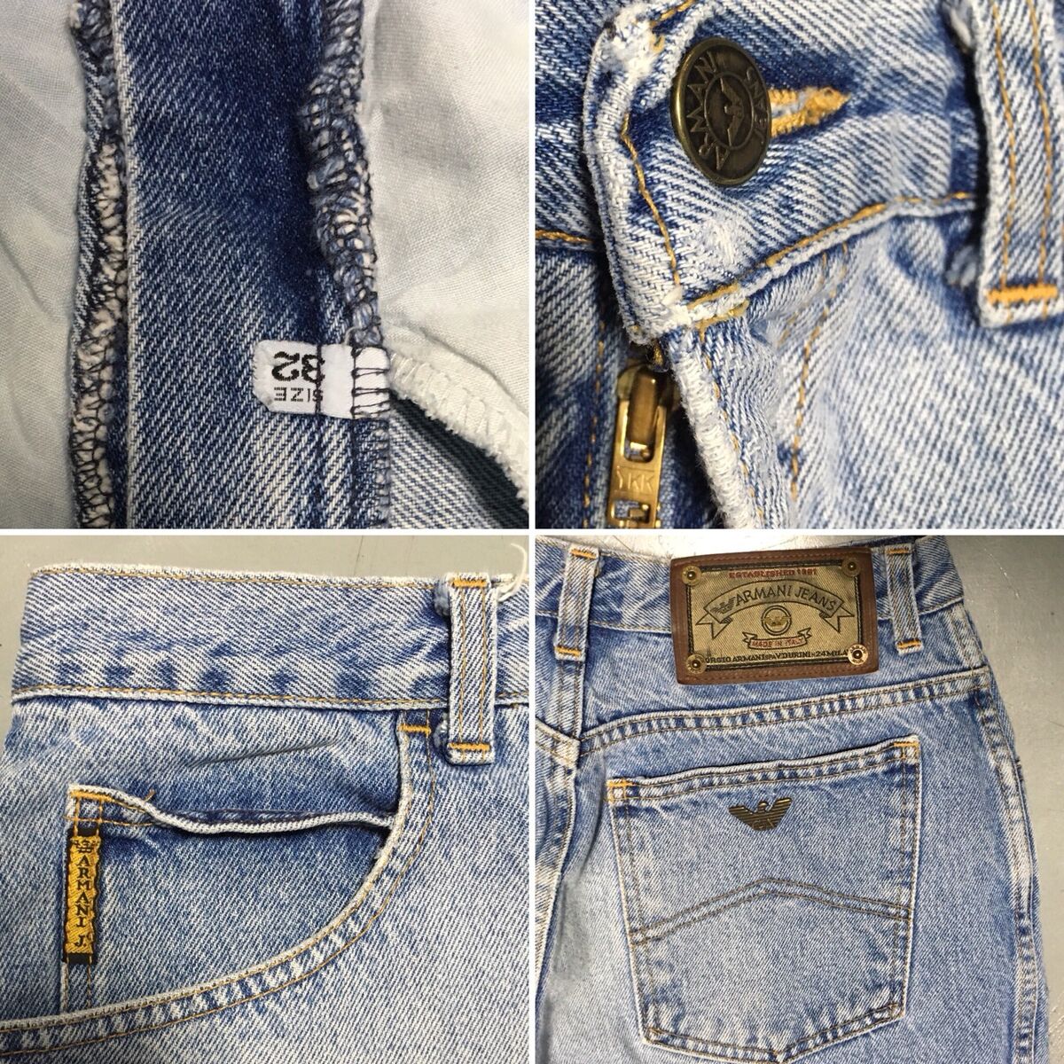 Vintage Armani Jeans Size 32 (28” Waist) High Waist 80s 90s Vintage Armani Jeans Size 32 (28” Waist) High Waist 80s 90s