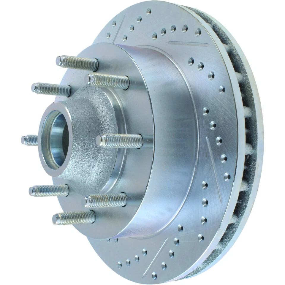 Par delantero de rotor de freno de disco Stoptech para Ford F-250 Super Duty 1999-2002 (44209) Foto 4 de 4