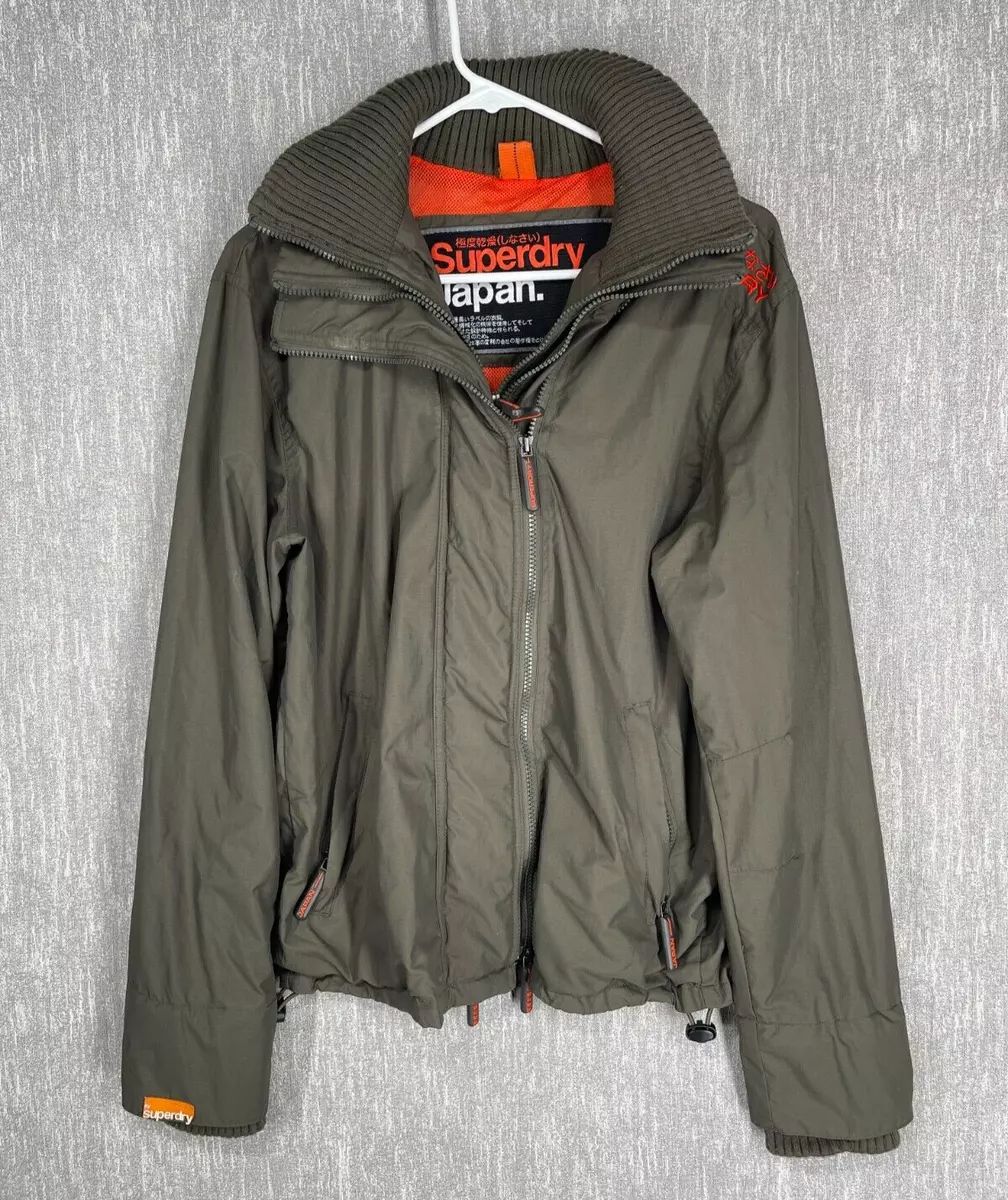 SuperDry Japan Men's Jacket Small Green Professional The Wind