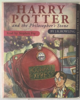 HARRY POTTER & THE PHILOSOPHER'S STONE READ BY STEPHEN FRY 6 X AUDIO CASSETTES