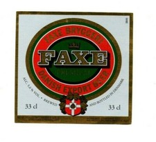 Dänemark - Bieretikett - Faxe Bryggeri - Danish Export Beer
