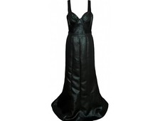 DAVID MEISTER women's dark green metallic 