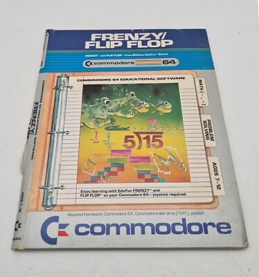Frenzy/Flip Flop Commodore 64 Computer Software Programm 5,25''