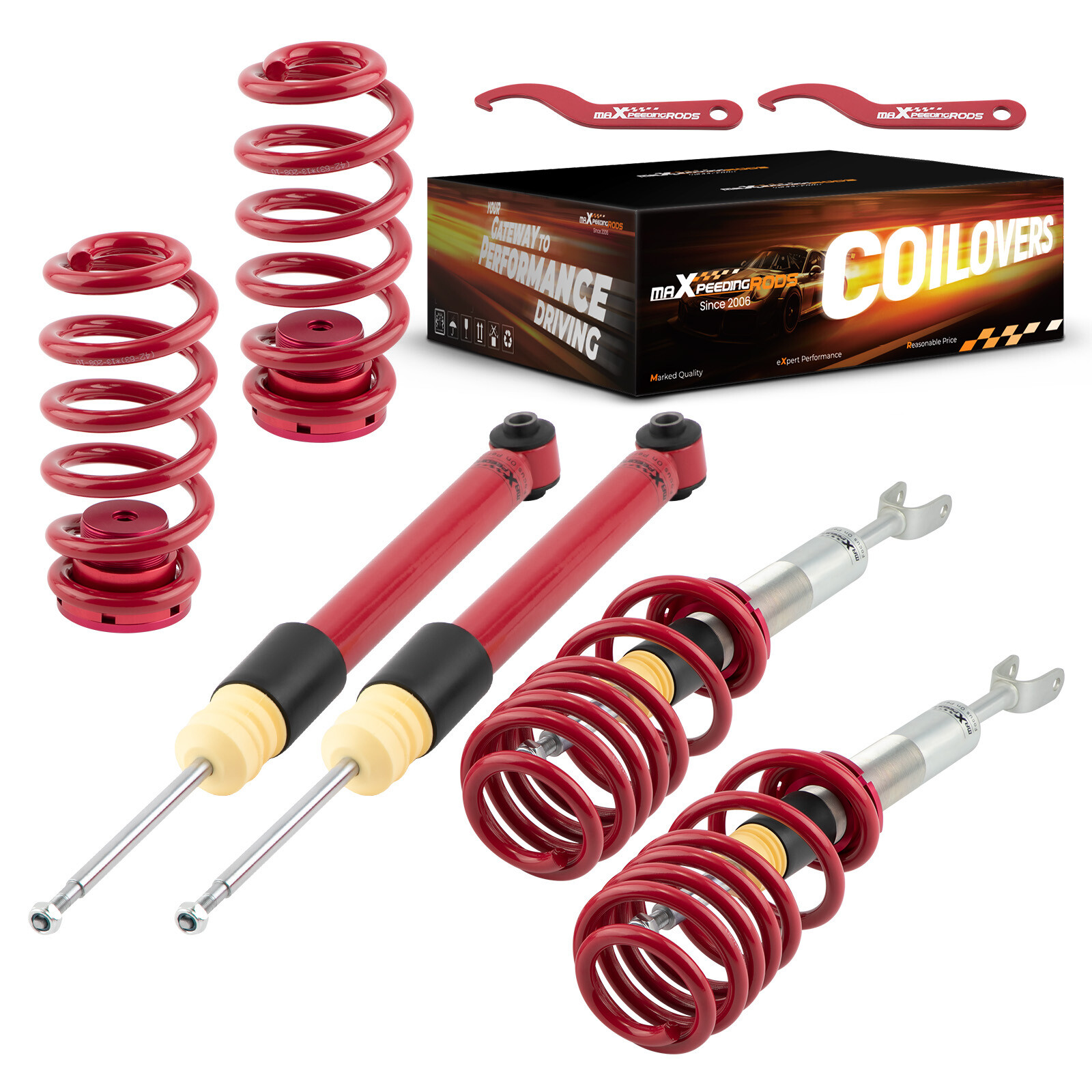 Coilover Suspension Kit for AUDI A4 S4 B6, RS4 8E quattro 2004-2008 B7