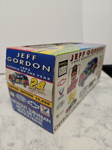 Jeff Gordon Chevrolet Suburban Metal Diecast Bank 1993 Rookie of the Year NASCAR - Picture 19 of 19