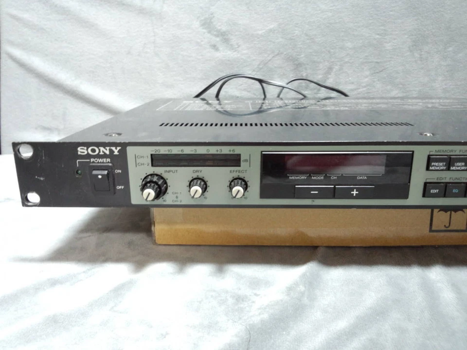 Sony MU-R201 2 Channel Digital Reverberator digital Reverb Operation confirmed - Image 3 of 4