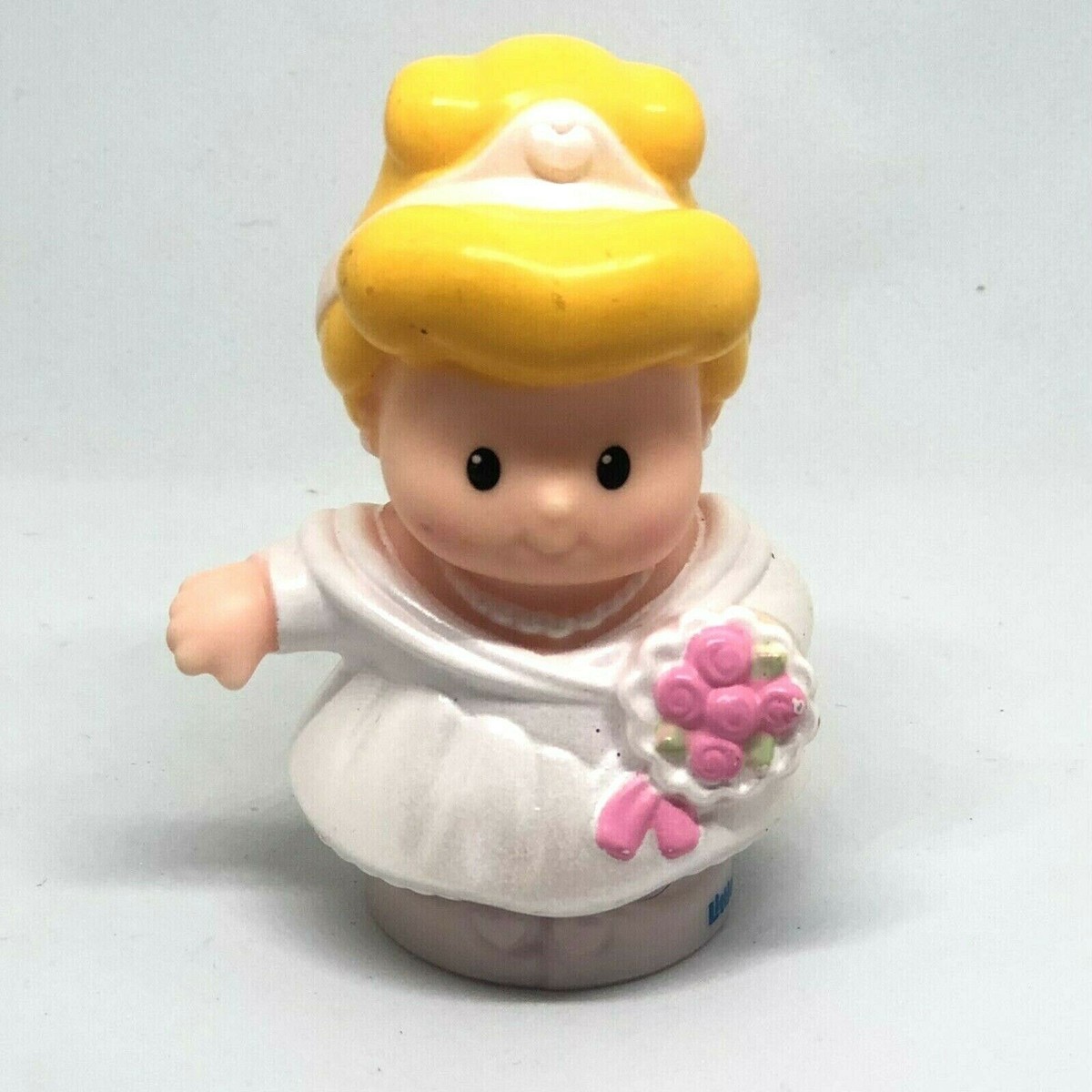 Fisher Price Little People Princess Cinderella Bride Wedding Dress Disney  Figure