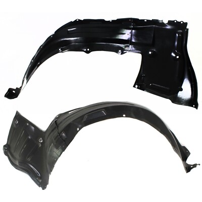 New Set of 2 Front LH and RH Side Fender Liner Rear Section Fits Toyota Sequoia
