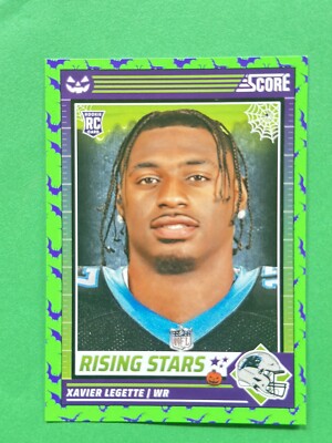 Xavier Legette 2024 Rookie RC Green Bat Halloween Score A Treat #49