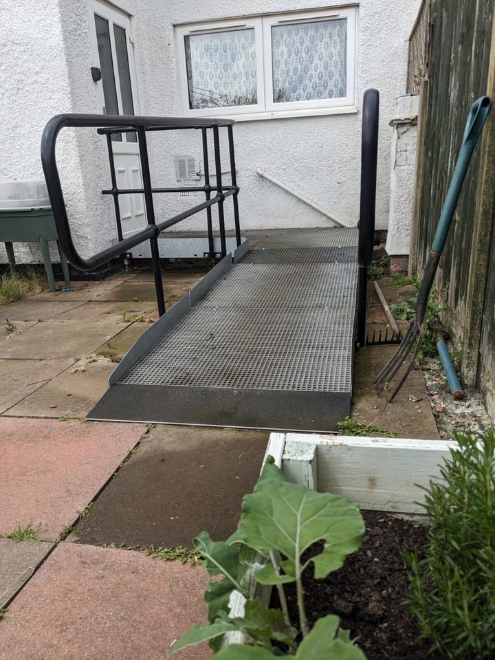 Wheelchair Ramp Threshold Ramp for house Disabled Hand Rail Pushchair