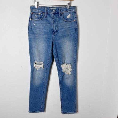 Jeans donna Madewell 28 il perfetto vintage invecchiato vita alta med lavaggio denim - Foto 2 di 11
