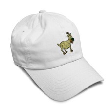 Soft Women Baseball Cap Goat Side Eating Grass Embroidery Dad Hats for Men