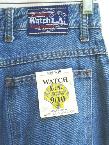 VTG HIPPIE..HIGH WAISTED..BELL BOTTOM..DENIM JEANS..NEW OLD STOCK..sz 7/8 - Picture 4 of 5