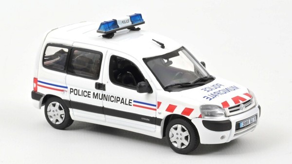 Norev 1/43 Citroen Berlingo 2004 Police Municipale Statisches Modell Diecast-image