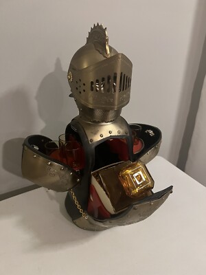 Rare Vintage Nikka Whiskey Armor Decanter Barset COMPLETE w/ Music