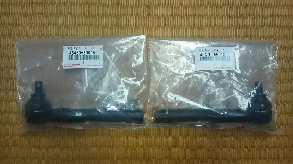 Toyota Lexus Genuine SC430 GS300 GS400 Outer Tie Rod End Left Right Pair OEM JP Foto 2 de 4
