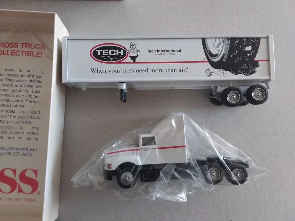 WINROSS  TECH RIPARAZIONE PNEUMATICI CAMION MACK PUBBLICITARIO LUNGO 30 CM - Immagine 2 di 4