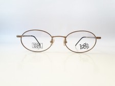 Logo Paris Eyeglasses women oval silver full rim titan vintage 90s mod.2407 NOS