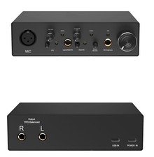 AJJ USB Audio Interfaces 24-bit/192 kHz 2-in-2-out Windows IOS Mac android