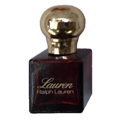 LAUREN By Ralph Lauren Mini Red Bottle Perfume / Parfum 1/8 Oz Full Vintage