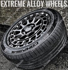 18" Black Swamper Alloy Wheels Fits Mercedes Sprinter 6x130 + 112 Road Tyres