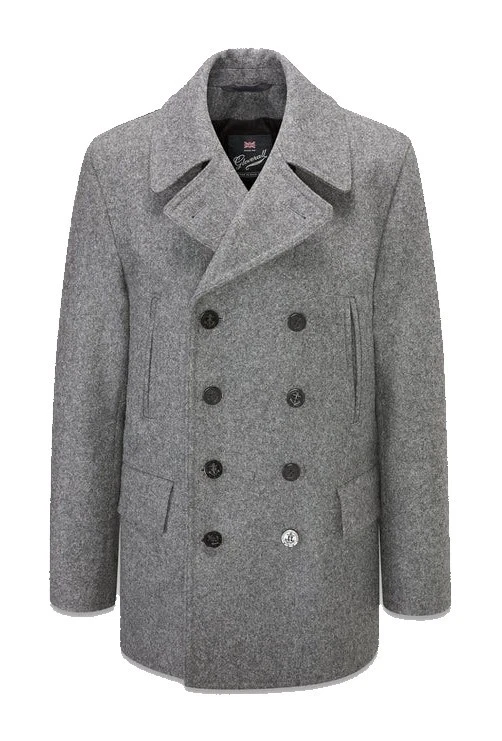 Gloverall Churchill Reefer Peacoat Grey L