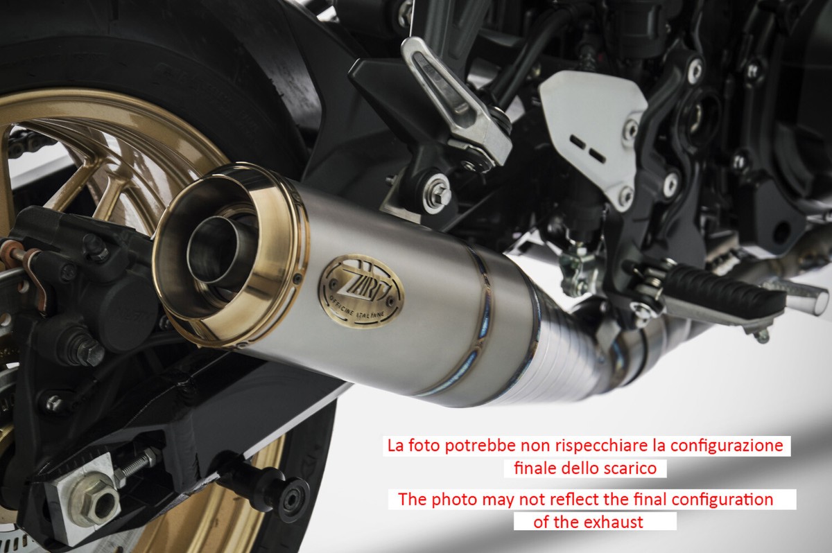 EXHAUST ZARD TITANIUM SNAKE WELDS APPROVED EURO4 KAWASAKI Z