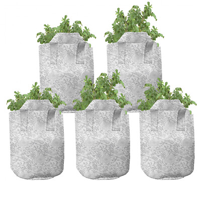 Blumen 5er Set Stofftöpfe Stofftaschen Aufwändige Carnation Blumen