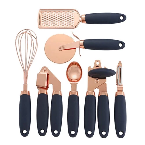 7pcs Kitchen Gadgets Set Copper Coat Stainless Steel outfit existing collections
