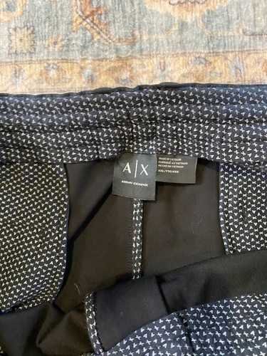 Armani Exchange Pants Mens XXL Black Joggers Drawstring Elastic Waist Stretch - Picture 6 of 6