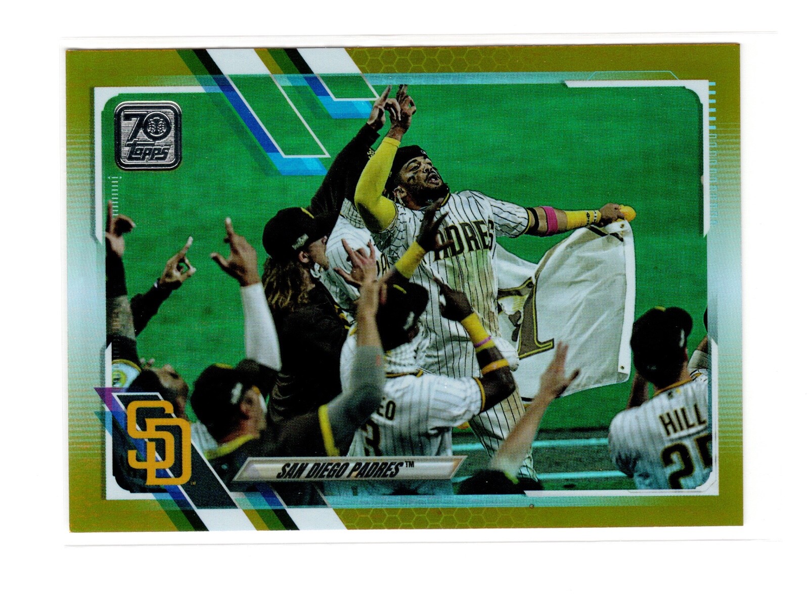 Fernando Tatis Jr 2021 Topps S2 San Diego Padres Team Card Gold Foil Refractors