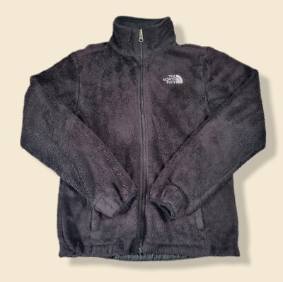 The North Face grau dicke Damenjacke mit durchgehendem Reißverschluss Größe Small