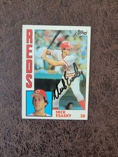 1984 Topps rookie Nick Esasky #192 - Cincinnati Reds - Autographed!