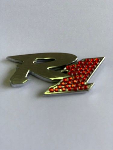 CAR R1 SIDE FENDER TRUNK BADGE EMBLEM CHROME - 第 1/4 張圖片