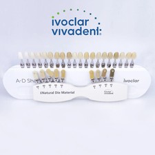 Ivoclar Vivadent Dental Shade Guide A-D 20 IPS or Natural Die ND1-9 Bleach Teeth